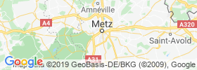 Montigny Les Metz map